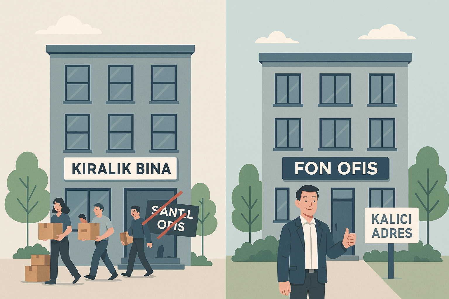 Fon Ofis kendi binasında hizmet veren sanal ofis görseli